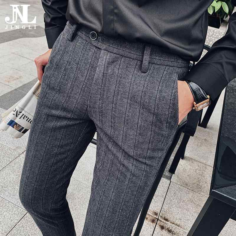 パンツ メンズ ビジネス カジュアルパンツ 秋冬 男性用 スラックス 裏起毛 暖かい ズボン 紳士服 スリム 細身 ストレート 厚手 あったか 防寒 グレー カーキ