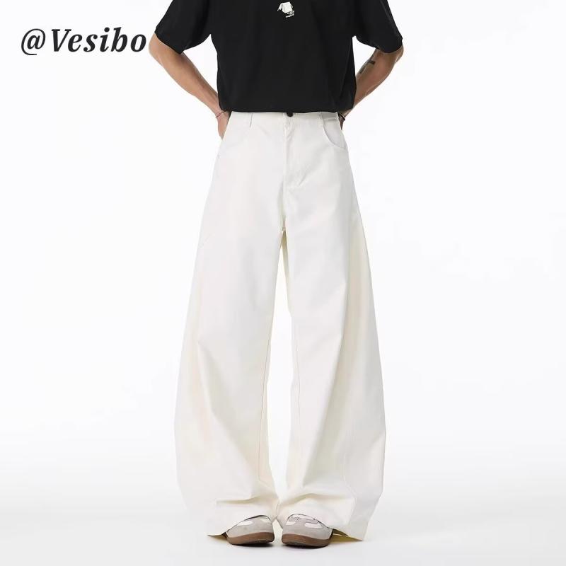 パンツ メンズ 男性用 スラックス ビジネス カジュアル 接触冷感 速乾 軽量 ワイドレッグパンツ ストレートパンツ ホワイト ブラック グリーン系