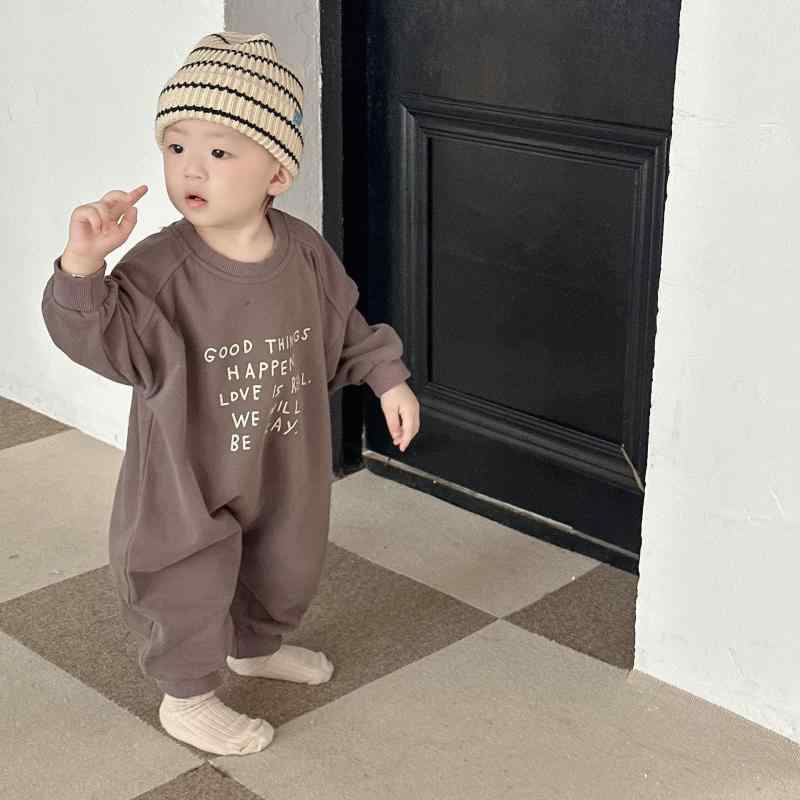 ベビー服 ロンパース 春秋 長袖 コットン 韓国風 新生児 乳幼児 カバーオール 男の子 女の子 かわいい おしゃれ 普段使い お出かけ
