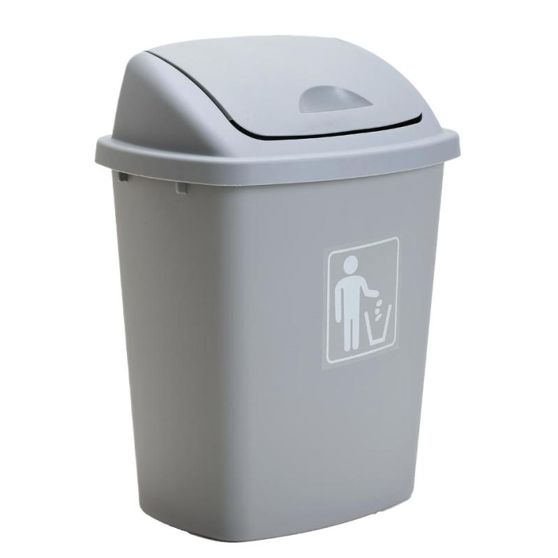 ゴミ箱 家庭用 大容量 ふた付き 12L以上 プラスチック製 キッチン リビング オフィス 店舗 屋外用 ローズレッド グリーン カーキ スモークグレー