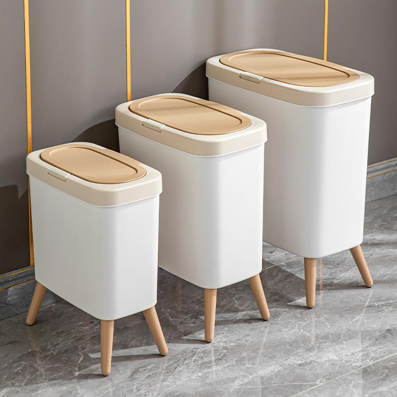 ゴミ箱 家庭用 大容量 キッチン トイレ 洗面所 寝室 リビング 蓋つき スリム 省スペース プラスチック製 12L