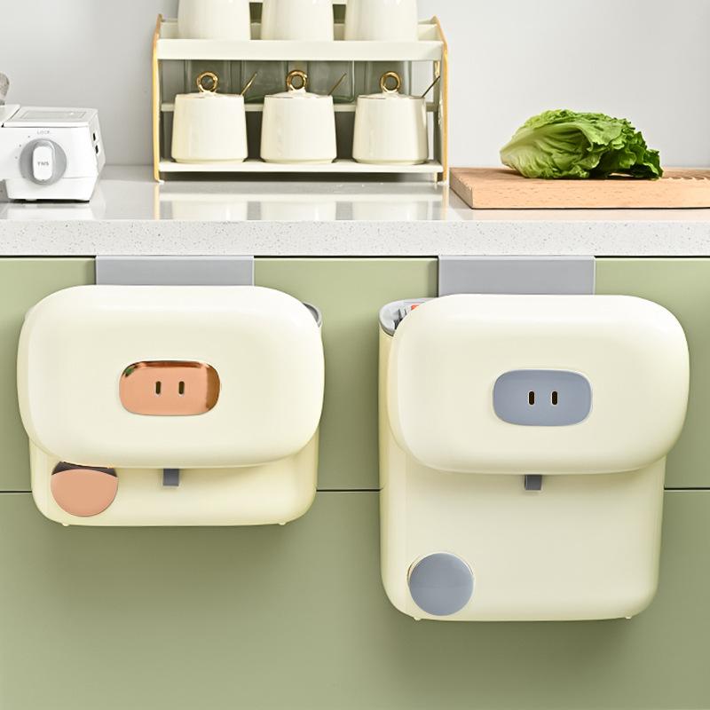 ゴミ箱 壁掛け トイレ用 生ゴミ 衛生箱 9L 防水 ふた付き 大口径 ダストボックス 吊り下げ式 蓋付き 汚物入れ 収納