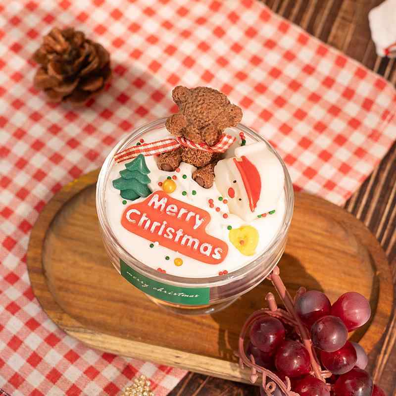 アロマキャンドル クリスマス ギフト かわいい 手作り 癒し 空間演出 ブラックシダー 英国梨 フリージア 大豆ワックス カップ型 リラックス