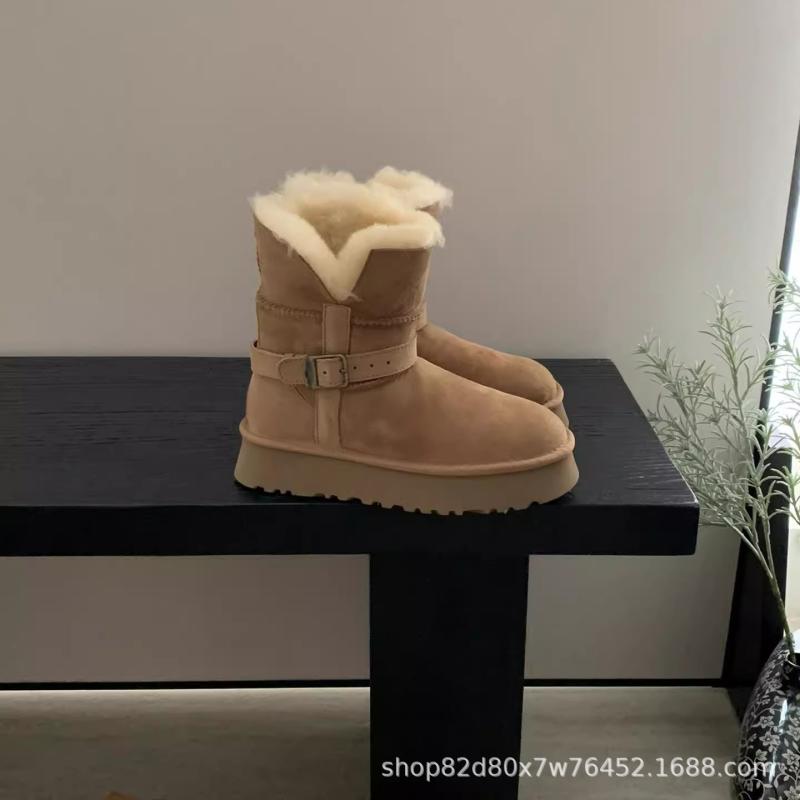 ブーツ レディース ムートンブーツ 厚底 羊毛 本革 スノーブーツ ショートブーツ ミドルブーツ ロングブーツ あったか 保温 防寒 衝撃吸収 滑り止め 履きやすい 歩きやすい 普段使い デイリーユース 秋冬|Tanzan