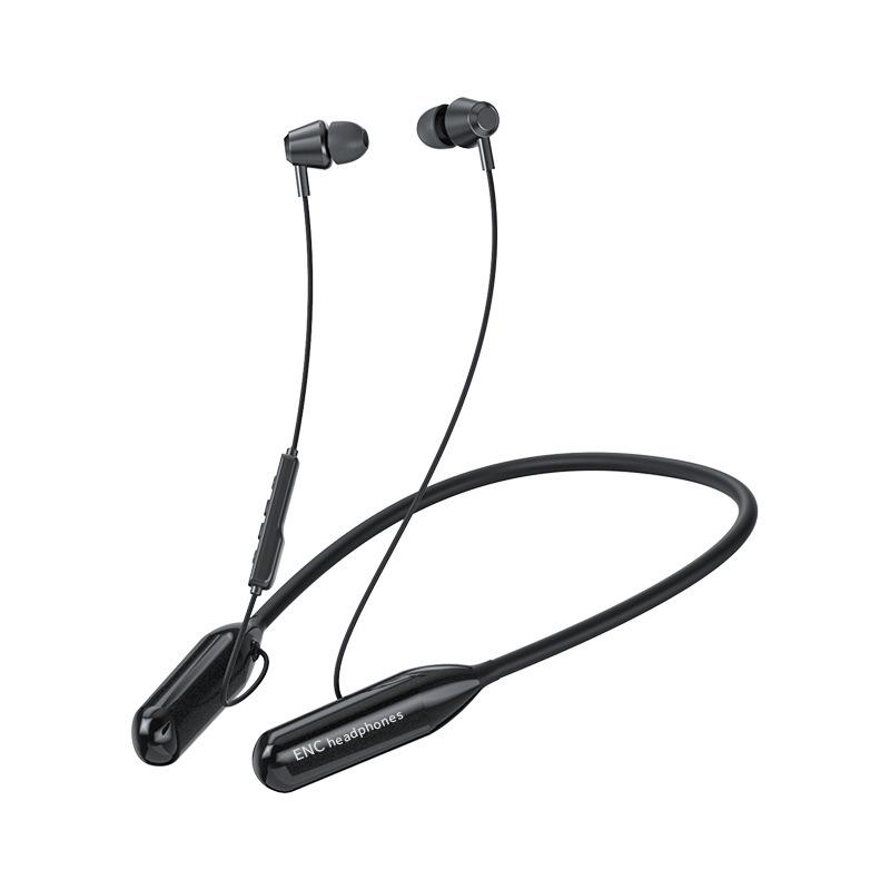 イヤホン ワイヤレス ネックバンド型 スポーツイヤホン HiFi音質 ノイズキャンセリング 長時間再生 低遅延 ハンズフリー通話 ゲーミングイヤホン スターリーブラック
