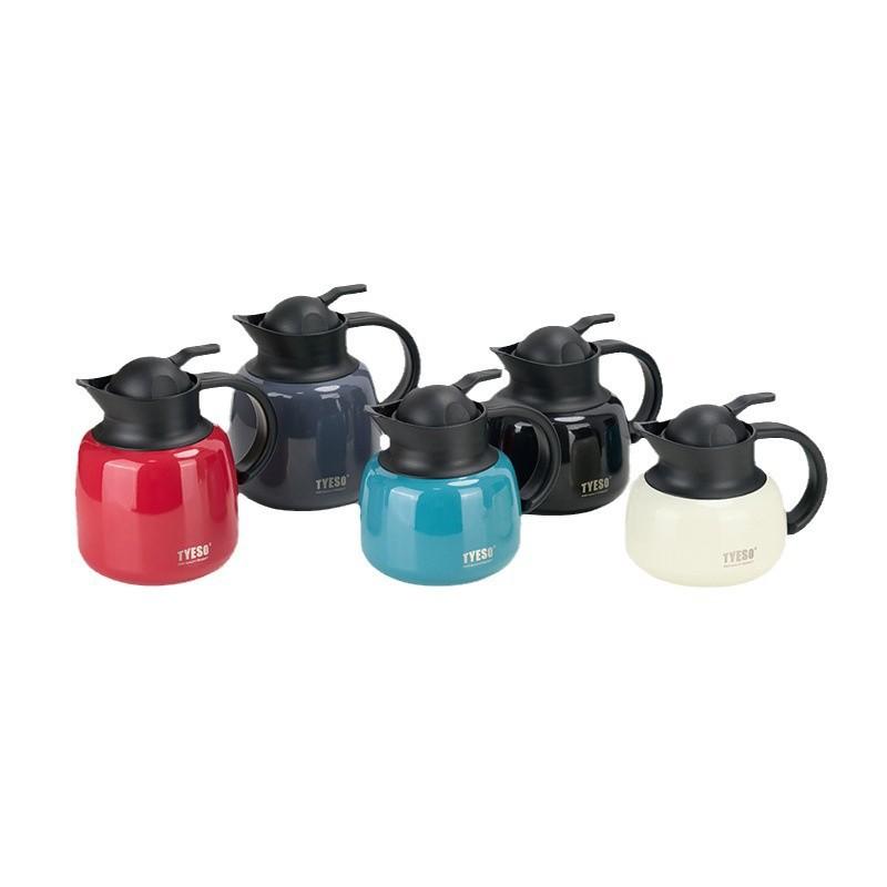 吸い筒 ステンレス鋼製 ティーポット 茶こし付き添い人 大静電容量 600ml 750ml 1000ml 保温 保冷 雅びやか 分かりやすい 象牙色 白いこと 赤いこと 青碧 薄墨色 黒いこと