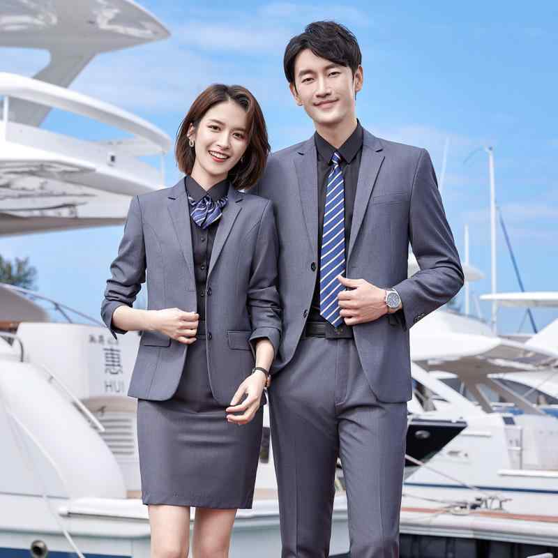 スーツ 男性用 フォーマルスーツ セットアップ メンズ レディース 事務服 ビジネス 洗える ウォッシャブル 耐摩耗 グレー系 ポリエステル