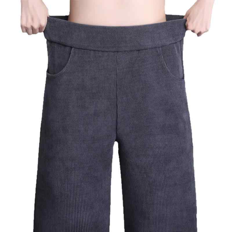 パンツ レディース 秋冬 シェニール 伸縮性 微フレアパンツ ストレート 高見え 厚手 カジュアル 普段使い ゆったり ズボン 黒 ブラック グレー コーヒー 3L 4L 5L