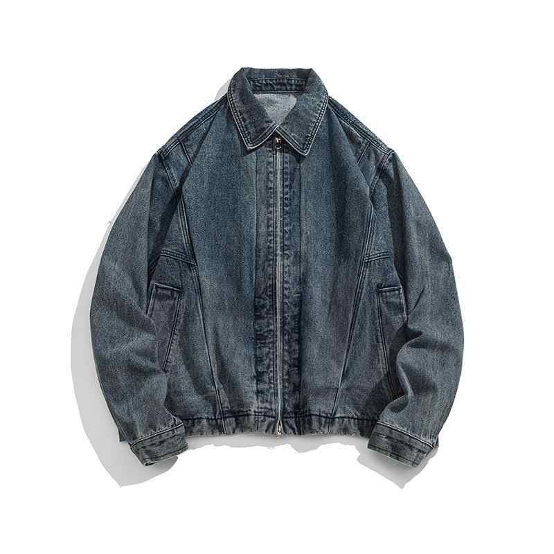 ジャケット 男性用 デニムジャケット Gジャン ジージャン ワークジャケット ブルゾン アウター 綿 耐摩耗 青年 18-24歳 向け 春 カジュアル 普段使い 多ポケット ?松型
