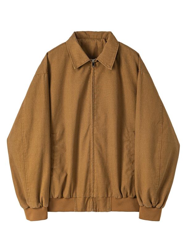 ジャケット 男性用 ブルゾン 春秋 美式 フライトジャケット ウォッシュド デニム アウター 撥水 耐摩耗 通気性 黒 グレー ピンク系 6,676円