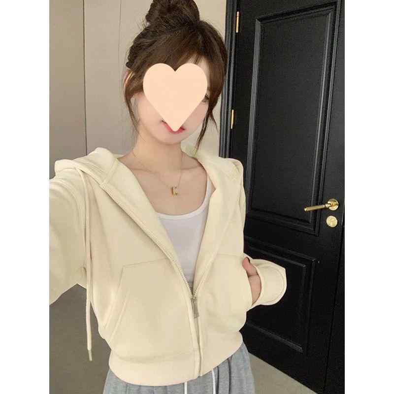 パーカー レディース 薄手 裏起毛 ジップアップ フード付き 婦人服 トップス 長袖 ポリエステル 無地 かわいい カジュアル スポーティー 普段使い 部屋着 春秋冬 杏色 グレー ピンク系