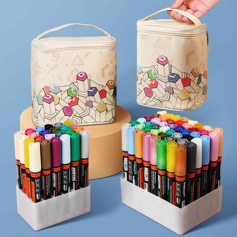 目じるし 小わっぱ用 色合い 書きもの DIY 絵図 落書き 陶器 油性 60色