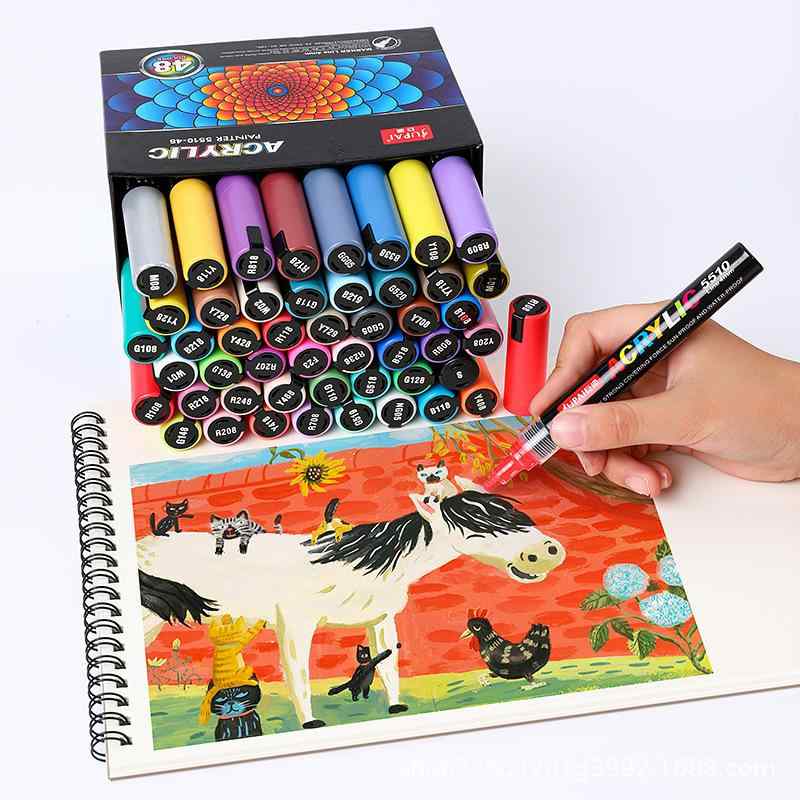 目じるし 水溶性絵の具目じるし 書き込み 12色 24色 36色 48色 60色 色合い目じるし 青写真 絵の具 絵の具 DIY 手工芸品 作物