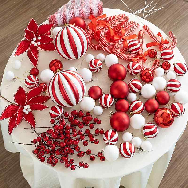 クリスマスツリー オーナメント 飾り DIY キャンディ 北欧風 1.5m 1.8m 2.1m