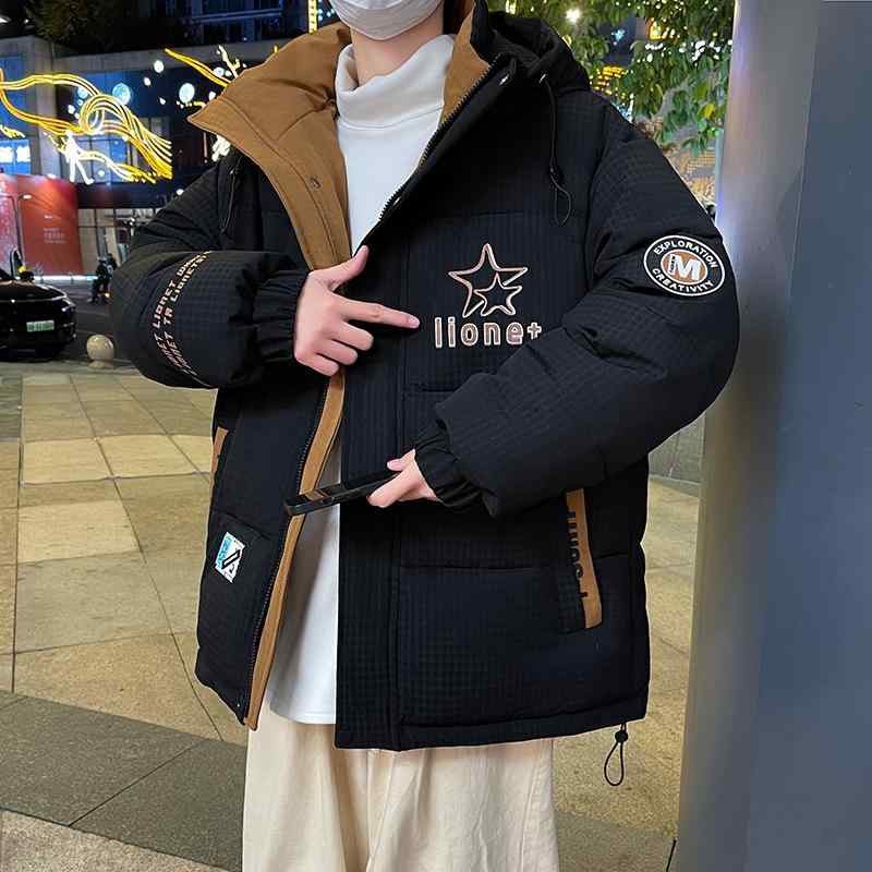 コート メンズ 冬用 中学生 高校生 大学生 男の子 防寒着 アウター ジャンパー フード付き あったか スリム ショート丈 無地 カジュアル 秋冬｜Tanzan