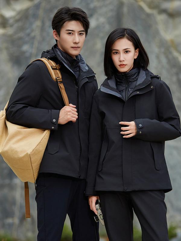 マウンテンパーカー 男女兼用 3way ダウンジャケット 登山ウェア 防水 防寒着 アウター ジャンパー アウトドアウェア ペア