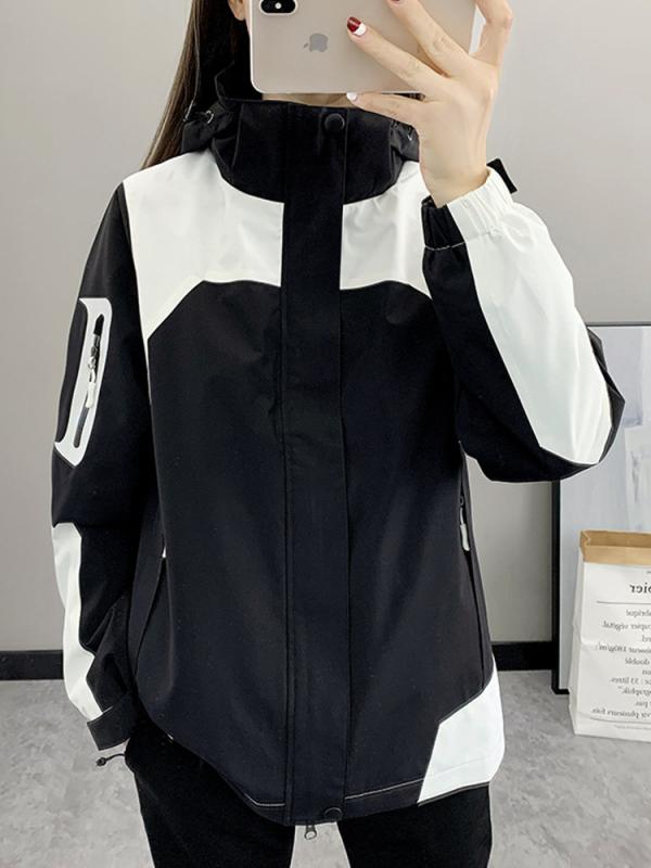 マウンテンパーカー 男女兼用 登山ウェア 取り外し可能 インナー付き 防風 防水 アウターウェア アウトドアウェア 秋冬 ポリエステル｜Tanzan