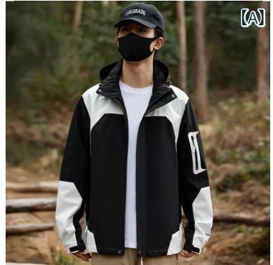 マウンテンパーカー メンズ レディース 防風 防水 登山ウェア アウトドア ウェア 春夏 男性用 女性用 速乾 透湿 軽量 ストレッチ トレッキング 釣り ランニング 旅行 キャンプ 5,277円