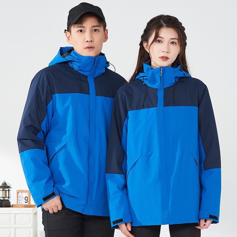 マウンテンパーカー レディース メンズ 防風 防水 撥水 登山ウェア アウトドアウェア 取り外し可能 フリースインナー付き 3way仕様 ペア 中国赤 黄色 深緑 黒 グレー ブルー 紺 白 ピンク XS S M L XL 2L 3L 4L 5L|Tanzan