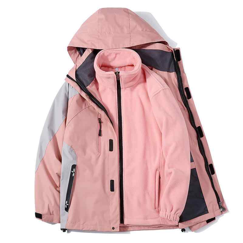 お山パーカー レディース メンズ 3way 防風 雨合羽 山登り御召しもの スキーの板御召しもの 取りはずし能力のある フリース 下着類付き添い人 アウトドア 上衣 成人男性用 亭主もち用 秋冬
