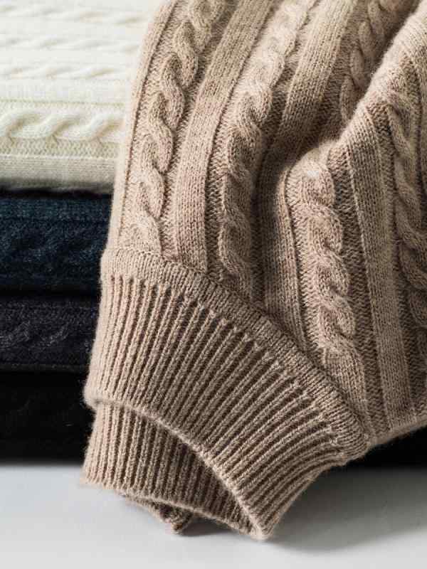 ニット メンズ 男性用 タートルネック ウール セーター 厚手 秋冬 保温性 暖かい ミドルエイジ シニア 向け トップス 長袖 粗めニット
