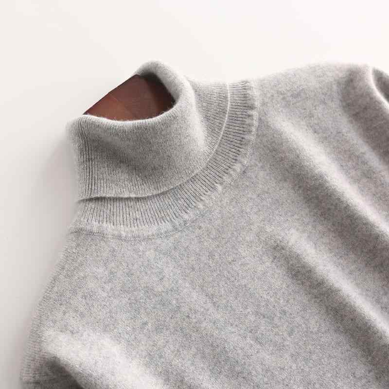 ニット メンズ 男性用 タートルネック セーター ウール カシミヤ 長袖 ビッグシルエット 暖かい 秋冬 トップス カットソー