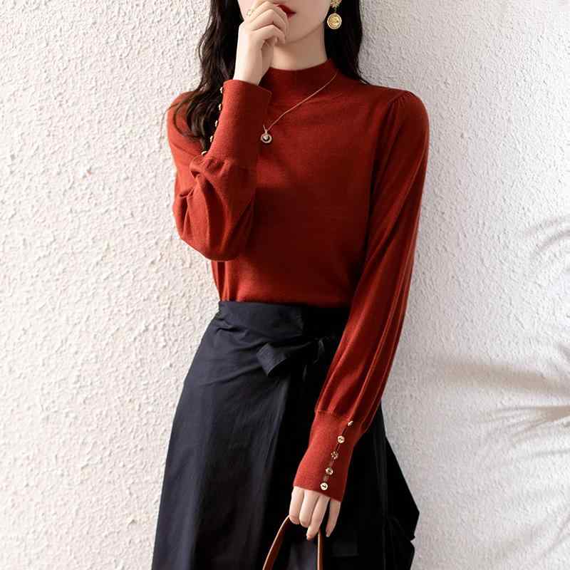 ニット レディース ニット 秋冬 女性用 タートルネック セーター 長袖 トップス ウール 配色 ゆったり 普段使い 通勤 きれいめ エレガント かわいい