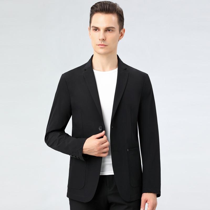 ジャケット メンズ 男性用 紳士服 テーラードジャケット ビジネス カジュアル 無地 春秋 竹繊維 ポリエステル｜Tanzan