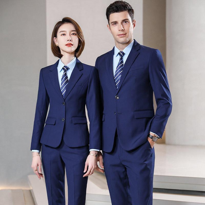 スーツ 男性用 女性用 フォーマル ビジネス オフィス 制服 事務服 上下セット テーラード ジャケット パンツ スカート 4S店 不動産 工作服 春秋冬｜Tanzan 23,887円