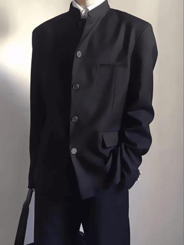 スーツ 男性用 DK制服 セットアップ 学ラン風 カジュアルスーツ 上下セット 高校生 学生服 制服 ブレザー ジャケット パンツ 長袖シャツ ネクタイ フォーマル ビジネス 春