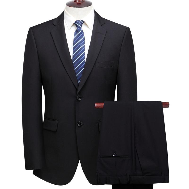 背広 セットアップ メンズ 商行為 フォーマル 心地よい 成人男性用 2名取り草 ポリエステル 洗える ウォッシャブル 無地 黒 紺 黒いこと 米国海軍 160 165 170 175 180 185 190 195