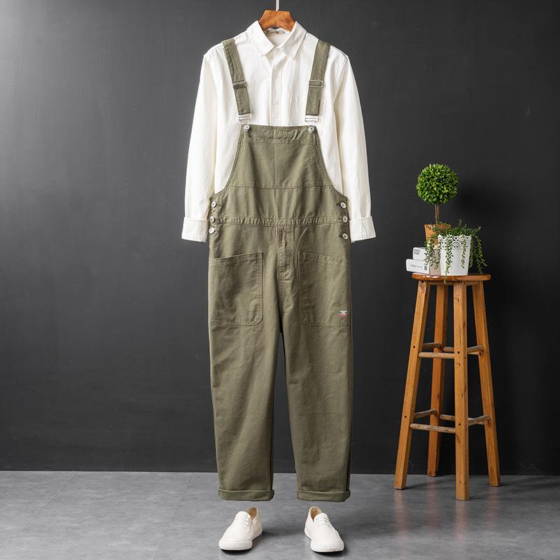 パンツ 男性用 ワークパンツ カーゴパンツ ストレート 薄手 綿 無地 ブラック カーキ 軍緑 ダークブルー S M L XL XXL XXXL