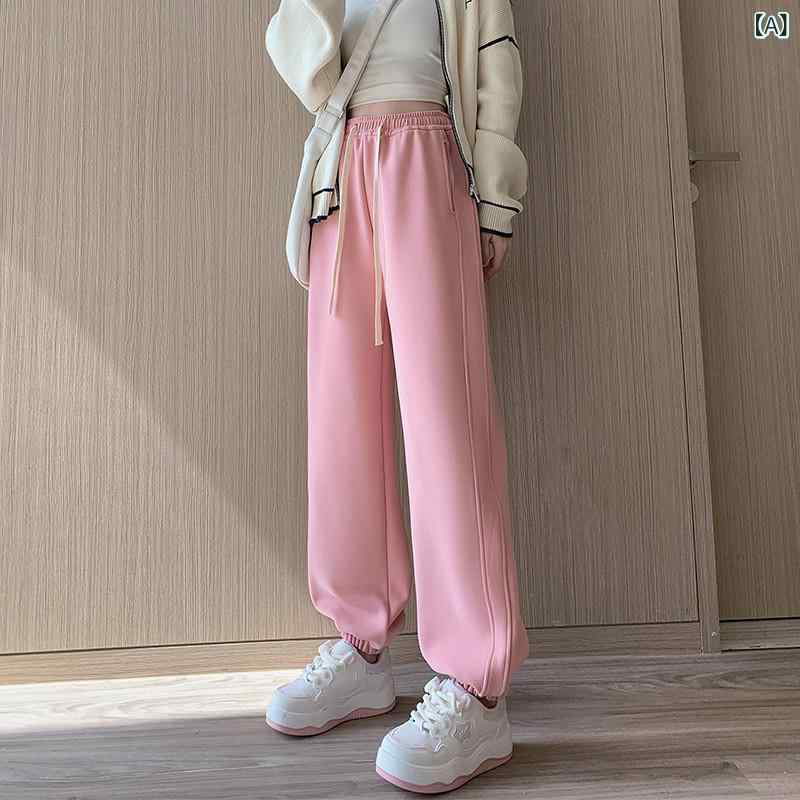 パンツ レディース 防風パンツ 秋冬 裏起毛 あったか テーパードパンツ 暖かい 伸縮性 ゆったり ハイウエスト ズボン ピンク系 グレー ベージュ ブラウン ブラック