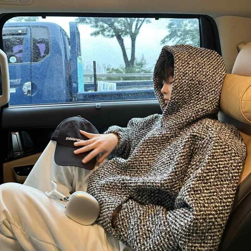 パーカー メンズ 春秋 スウェット プルオーバー ゆったり トップス 長袖 カジュアル ストリート風 重ね着風 カレッジ風 スポーティ