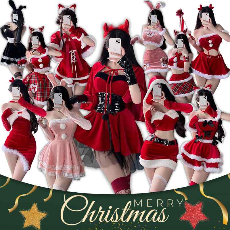 チャイナドレス コスプレ クリスマス パーティー 舞台衣装 ウサギガール バニーガール ワンピース セット ベルベット ベロア ハロウィン イベント