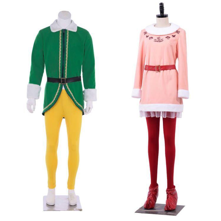クリスマス コスチューム 大人用 クリスマスエルフ 衣装 cosplay 男女セット ヨーロッパ風 ポリエステル 繊維 文芸復古