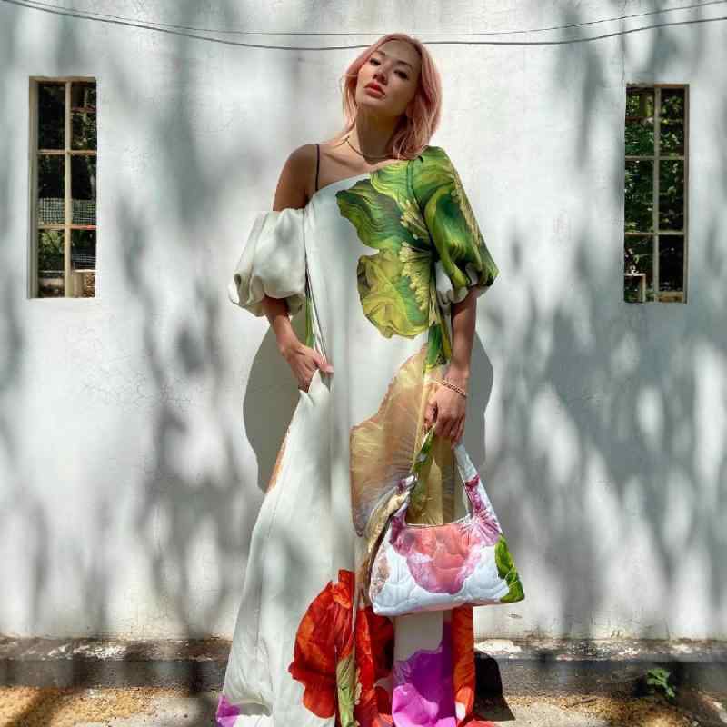 ワンピース レディース 春夏 ノースリーブ 花柄 膝丈 ロング丈 Aライン ゆったり リゾート 普段使い