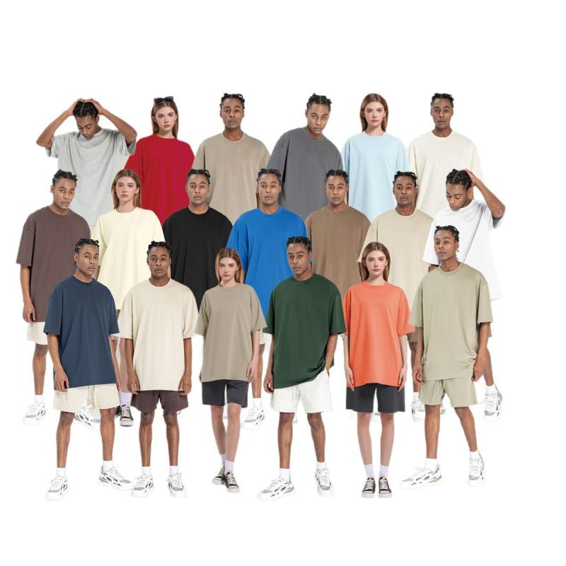 Tシャツ 男性用 春夏 綿100% ドロップショルダー ゆったり スポーツ レジャー 梅紫 灰緑 牙白 4,742円