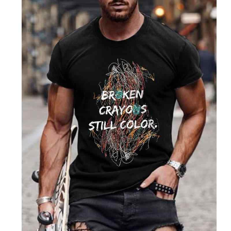 Tシャツ メンズ Tシャツ カットソー 半袖 丸首 コットン プリント 15色 トップス 軽熟 普段使い 部屋着 ファッション ヨーロッパ 南米 東南アジア 北米 ブラック ホワイト オレンジ レッド ブルー グレー S M L XL XXL XXXL