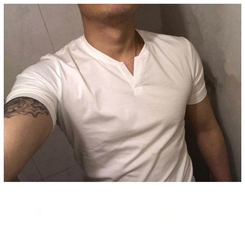 Tシャツ メンズ 半袖 ヘンリーネック カットソー 無地 リネンブレンド 薄手 アメカジ レトロ トップス