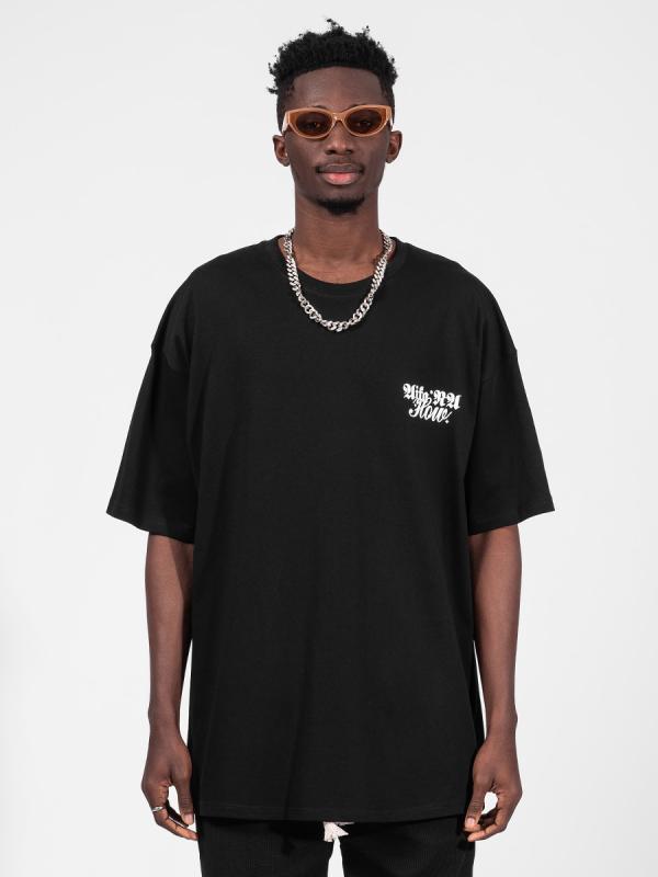 Tシャツ 男性用 ストリート ヒップホップ ルーズ プリント 半袖 綿100% ドロップショルダー 春夏 ホワイト ブラック ブルー グレー 大きいサイズ