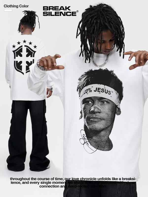 Tシャツ メンズ 男性用 美式フットボール プリント ウォッシュ加工 コットン 半袖 トップス クルーネック カットソー
