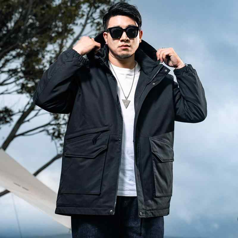 大きい サイズの ファッション ブランドの メンズは 肥料を プラス して 秋冬の 帽子の 綿服まで 保温 します。｜Tanzan 9,454円