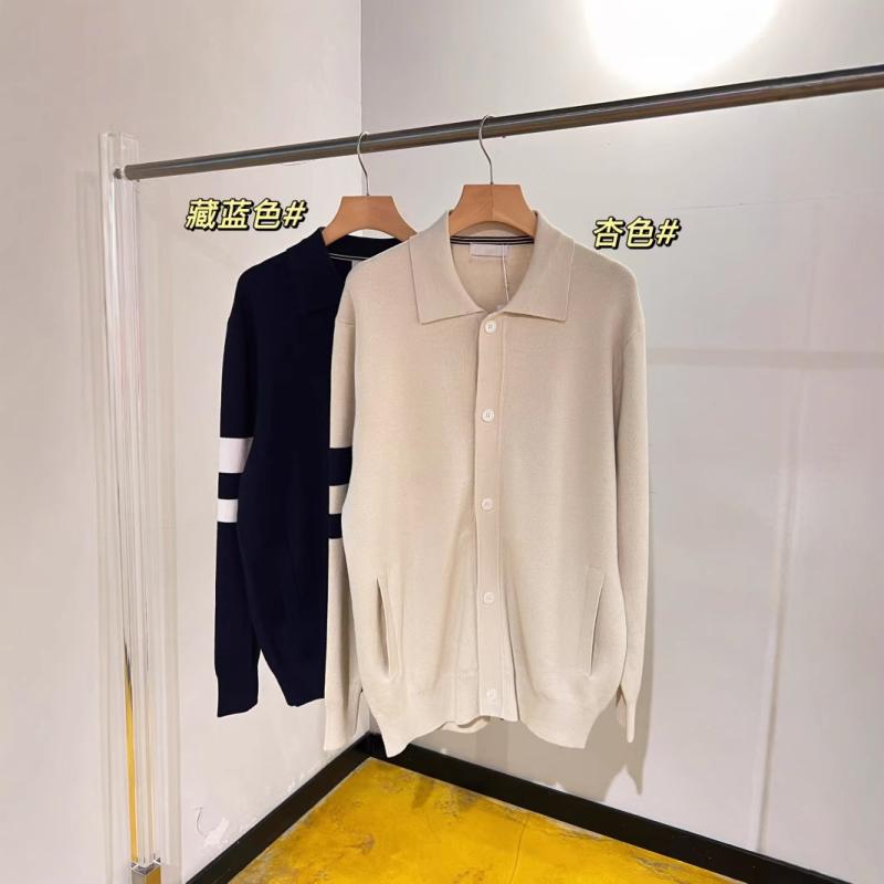 022503 春秋 新作 折り 襟 長袖 カーディガン セーター 男性 コートシンプルカジュアルニット 上着|Tanzan
