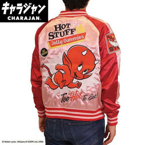 丸眞(マルシン) スカジャン(L) ホットスタッフ レッドホット 男女兼用 キャラクター キャラジャン CHARAJAN 4755007900