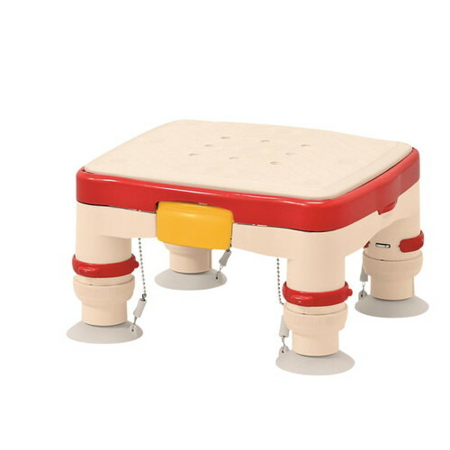 アロン化成 高さ調節付浴槽台R（かるぴったん）ミニ レッド　4970210470879　入浴用品 介護用品