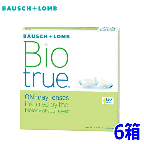 バイオトゥルー ワンデー 90枚 6箱 Biotrue 1day 1日交換 1日使い捨て 高含水 コンタクトレンズ|激安ショップE・T・M