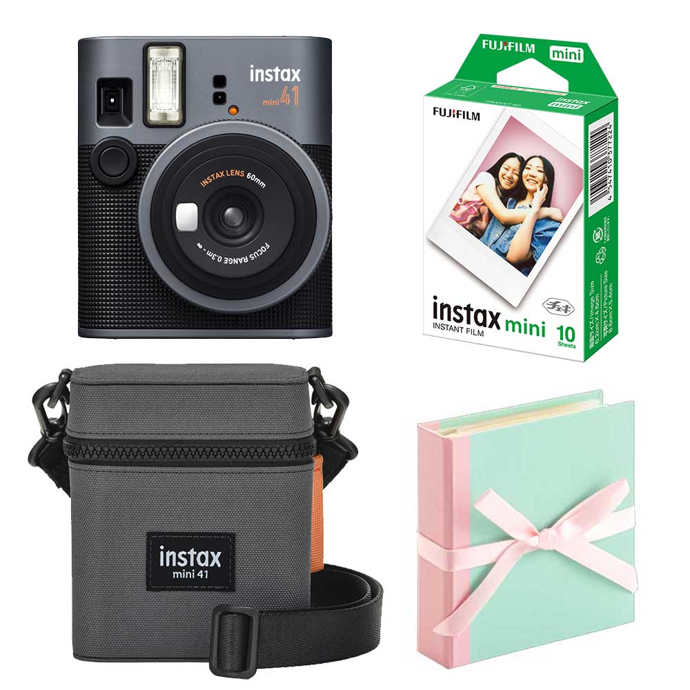 instax mini 41 インスタントカメラ 本体　チェキ 富士フイルム“チェキ”「instax mini 41」レビュー：レトロな