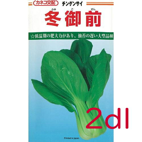 【入荷次第次第に積み出し】カネコ種苗 冬目の前 顎遺伝因子菜 ２ｄｌ ガーデニング・農業-花・ガーデン・DIY-野菜の種子