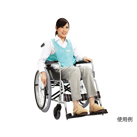 フットマーク　車いす用ワンタッチベルト　キーパーII　グリーン×イエロー 　403654-02　4956994615040
